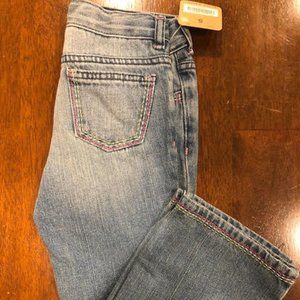 Gymboree Rainbow Stitching Blue Jeans
